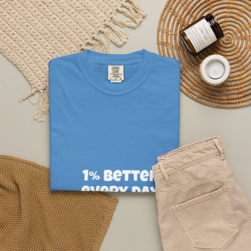 1% Better Every Day T-Shirt — Motivational Daily Progress Tee