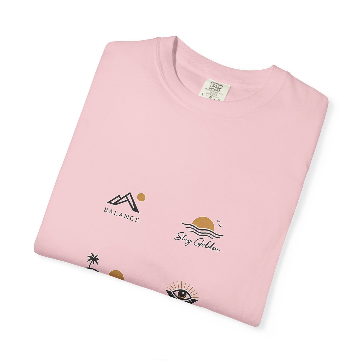 Paradise Club Tee — Minimal Sunset Palm Graphic T-Shirt