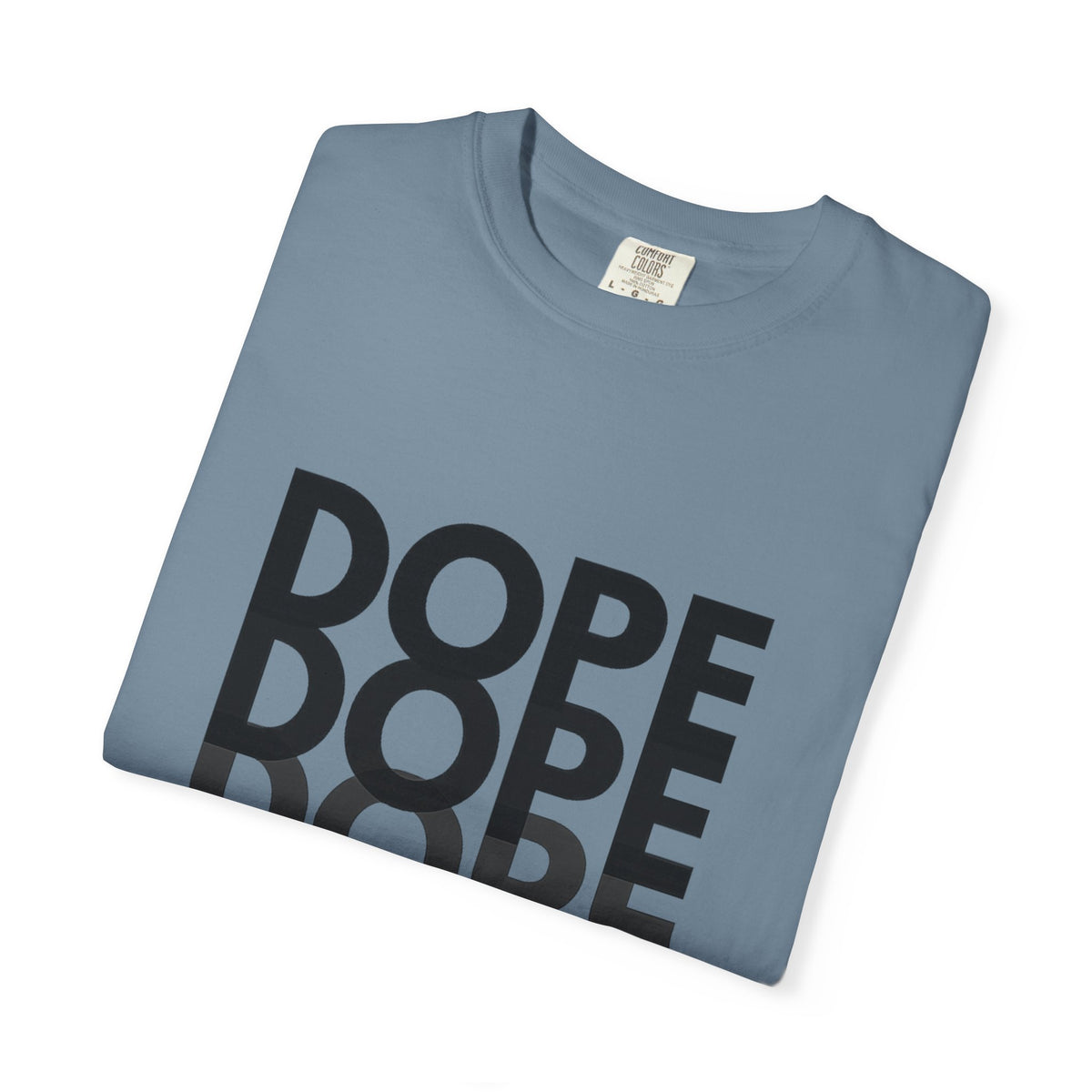 Dope Repeat Graphic T-Shirt — Retro Stacked Typography Tee