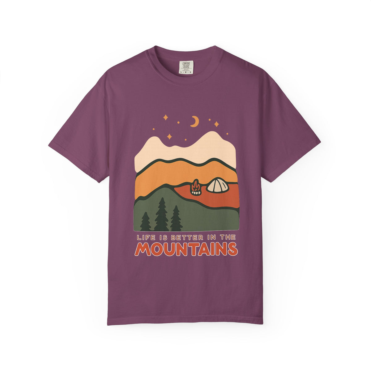 Life Is Better in the Mountains T-Shirt — Camping Mountain Graphic Tee