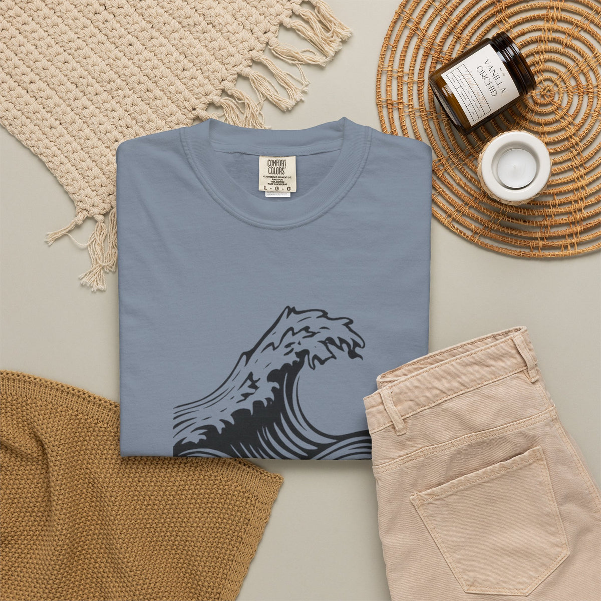 Rise Up Wave T-Shirt — Graphic Ocean Wave Tee