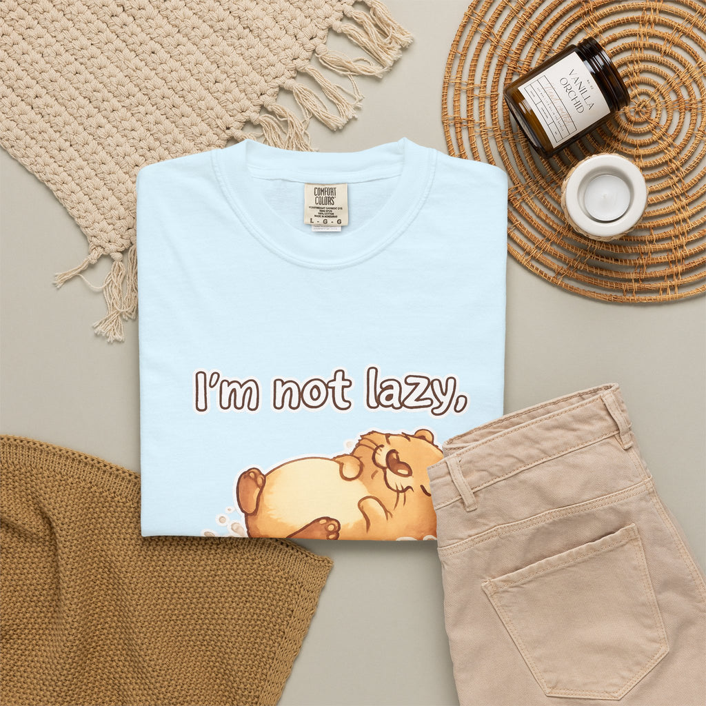 Funny 'I'm Not Lazy, I'm in Energy Saving Mode' T-Shirt