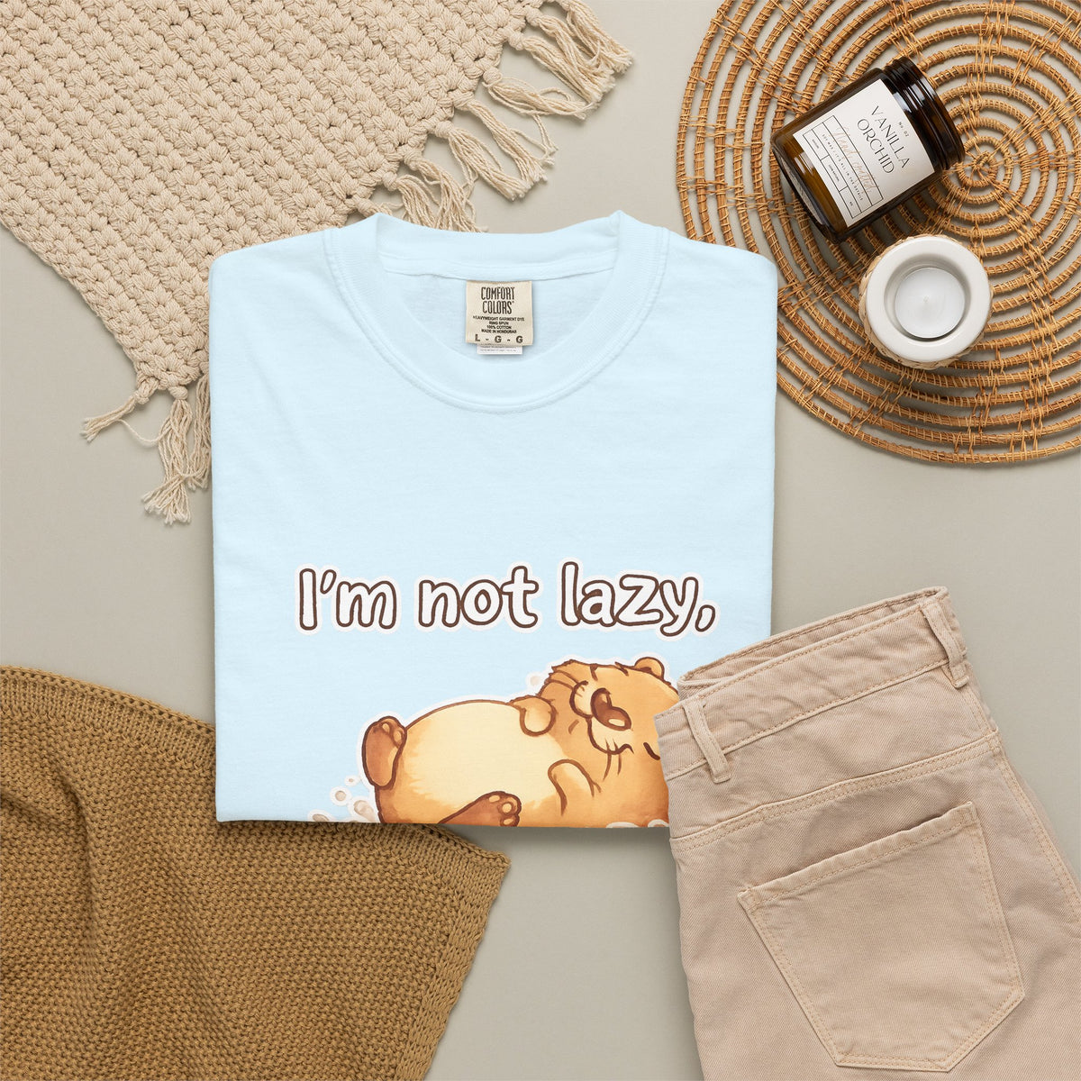 Funny 'I'm Not Lazy, I'm in Energy Saving Mode' T-Shirt