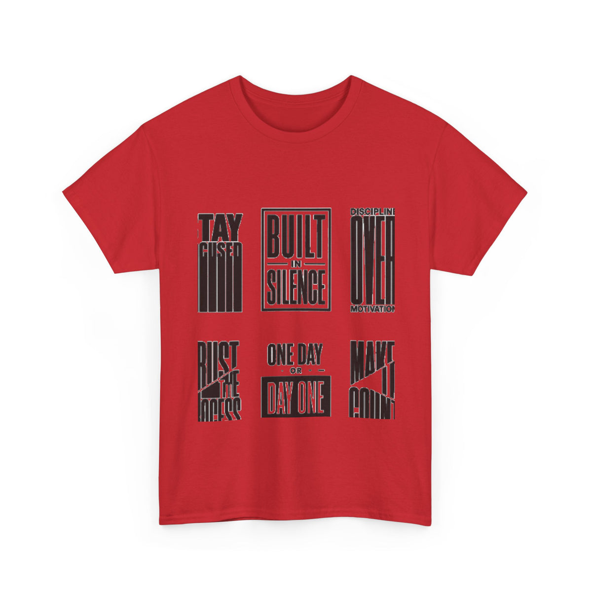 Stay Focused Tee — Motivational Graphic T‑Shirt