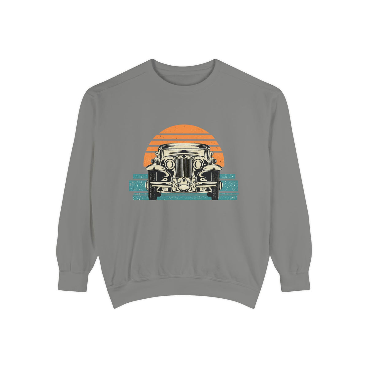 Vintage Car Sunset Sweatshirt