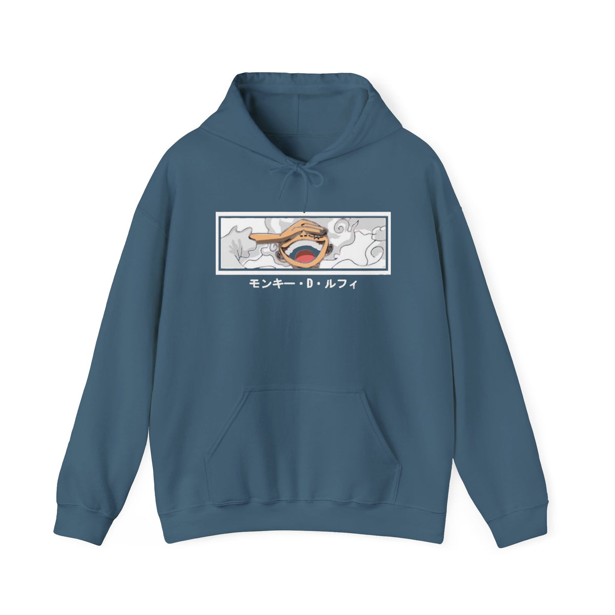 Laughing Mouth Graphic Hoodie — Anime Smile Streetwear Hoodie