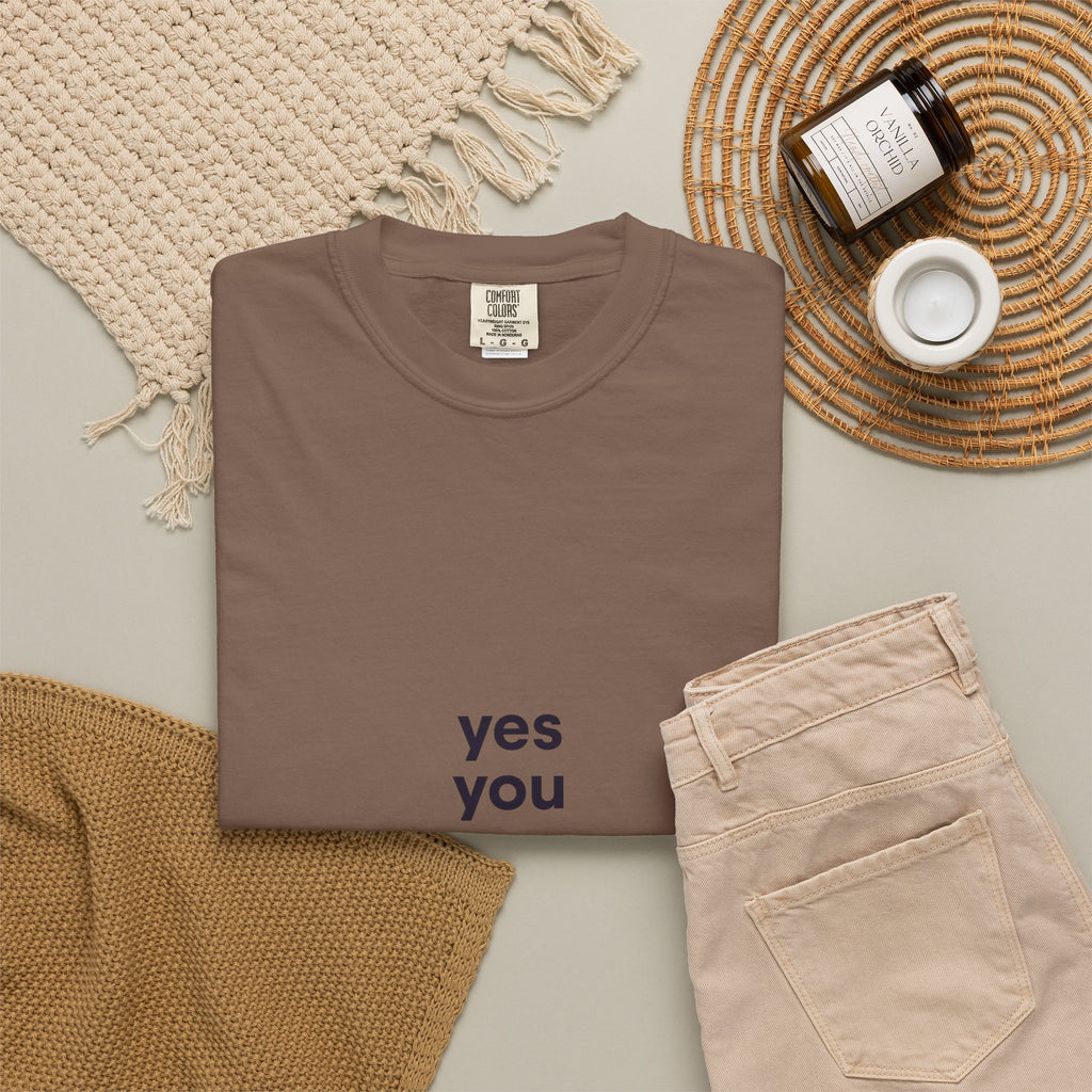 Yes You Can T-Shirt — Minimal Motivational Tee