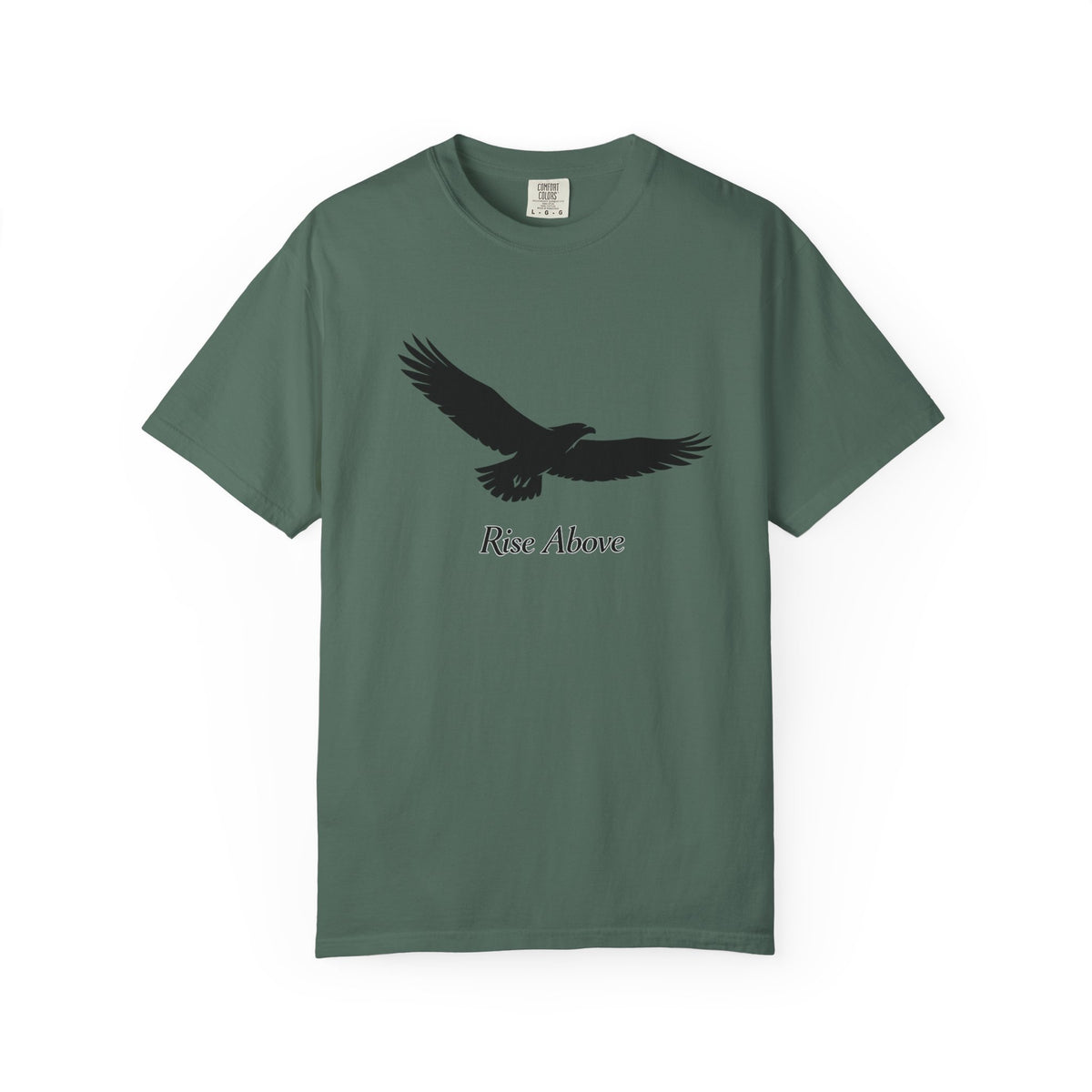 Rise Above Eagle T-Shirt — Inspirational Eagle Graphic Tee