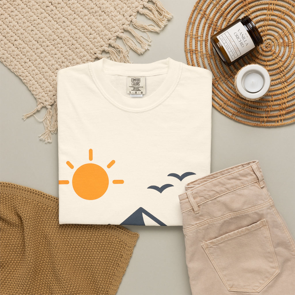 Mountain Sunrise T-Shirt — Scenic Outdoor Graphic Tee