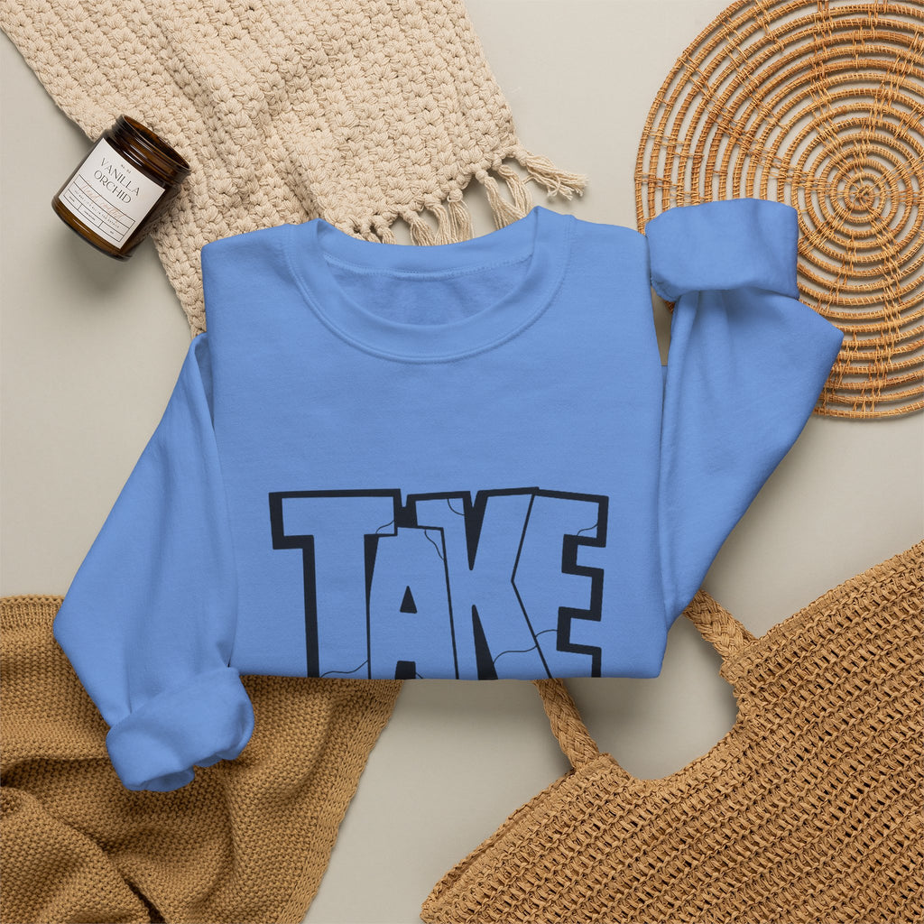 Take Over Crewneck Sweatshirt — Bold Streetwear Graphic Pullover