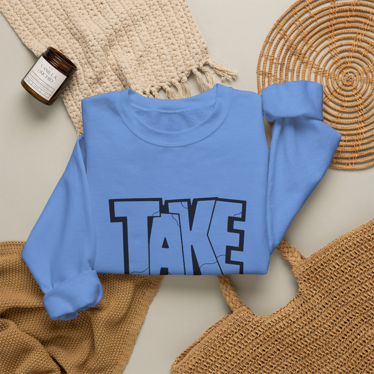 Take Over Crewneck Sweatshirt — Bold Streetwear Graphic Pullover