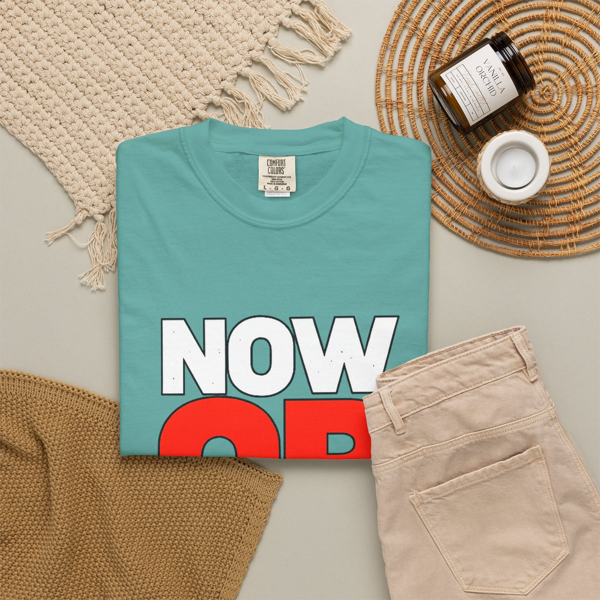 Now Or Never T-Shirt — Motivational Graphic Tee
