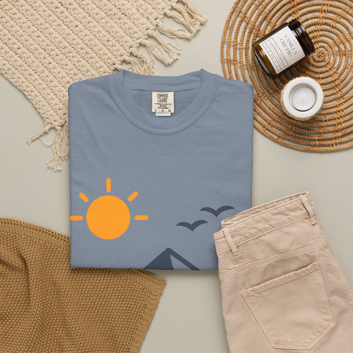 Mountain Sunrise T-Shirt — Scenic Outdoor Graphic Tee