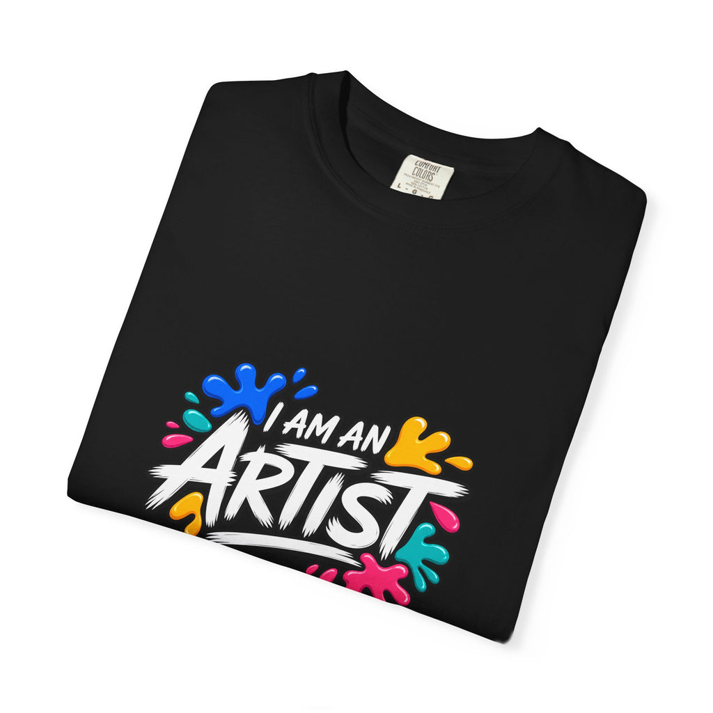 Artist T‑Shirt — "Human Artist" Colorful Paint Splash Graphic Tee