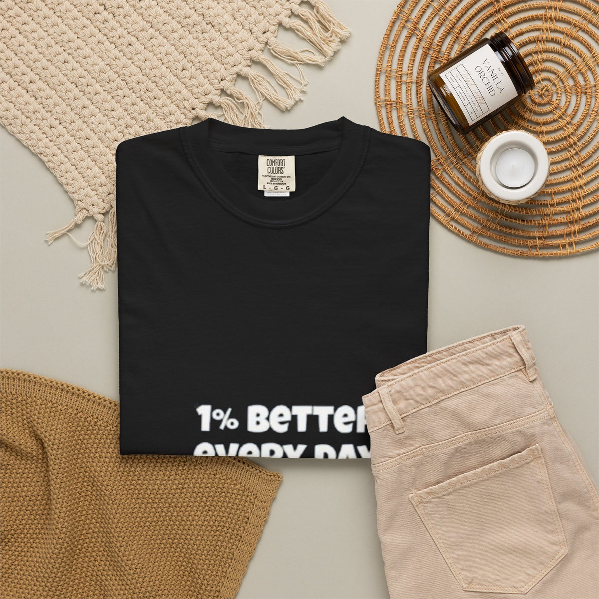 1% Better Every Day T-Shirt — Motivational Daily Progress Tee