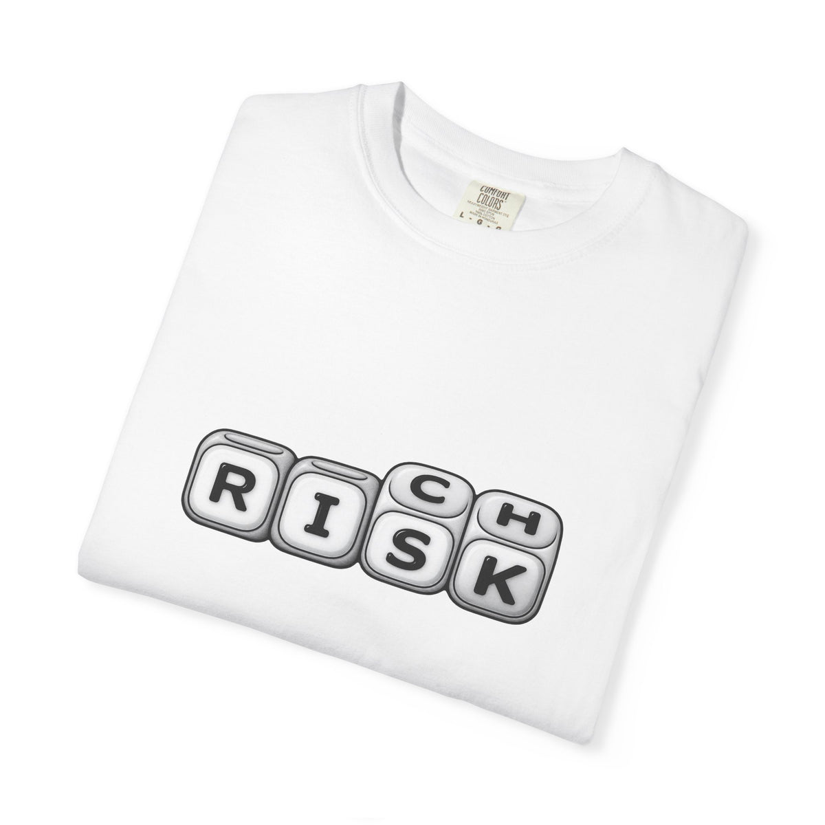 T-Shirt — 'RISK' Dice Block Graphic Tee