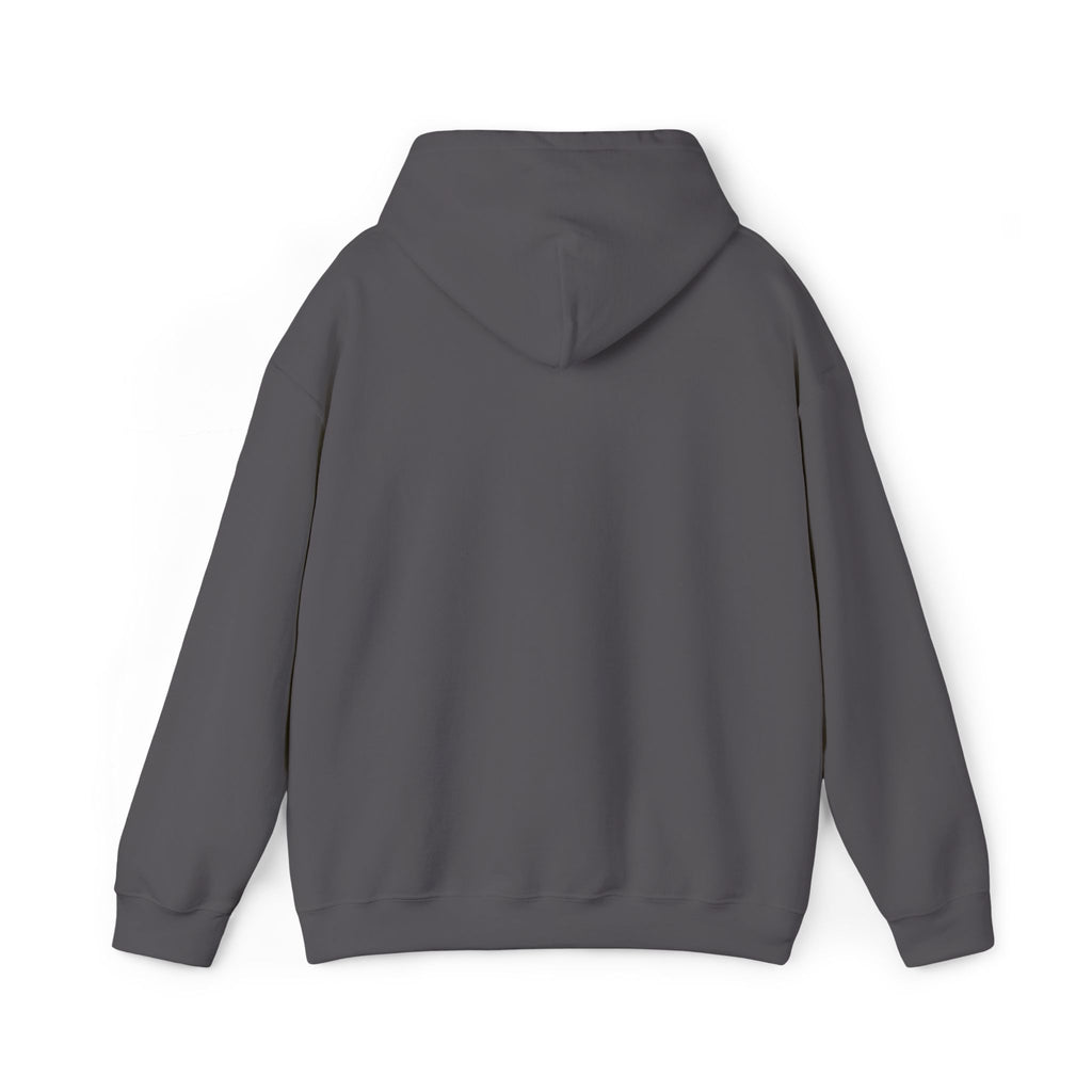 Risk/Reward Graphic Hoodie — “RISK | RICH” Distressed Text Sweatshirt