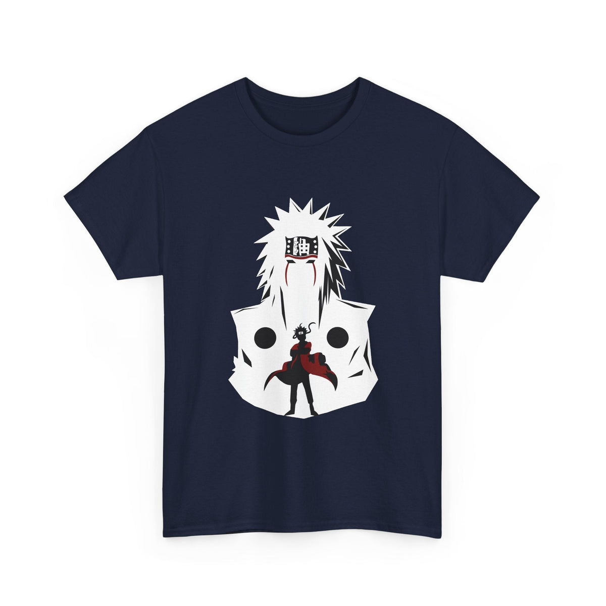 Anime Shadow Warrior T-Shirt — Silhouette Battle Graphic Tee