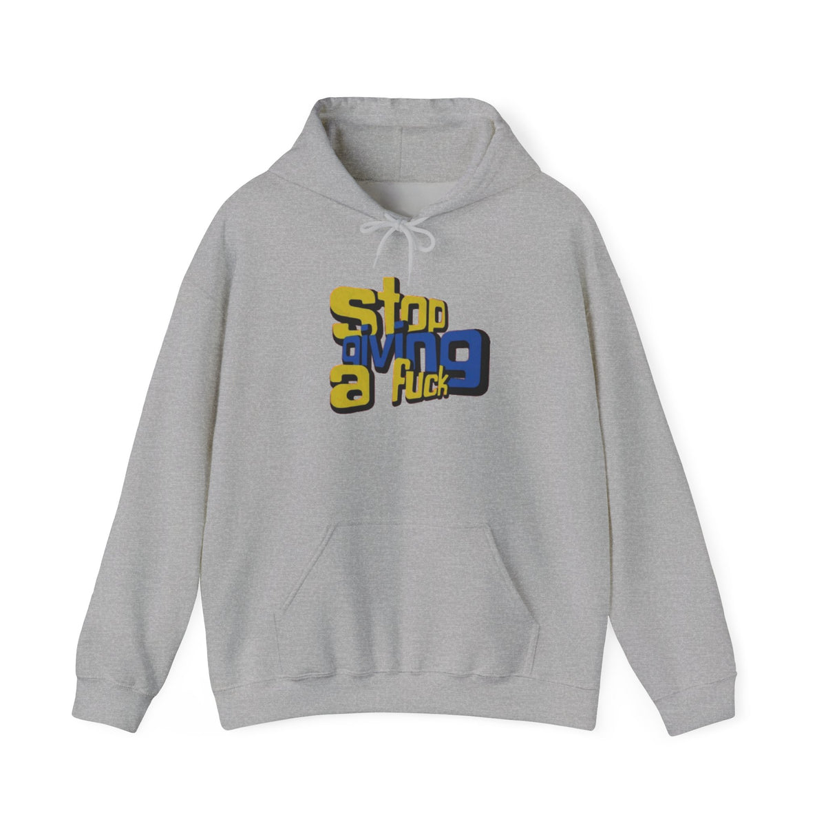 Hoodie — "Stop Giving a F*ck" Bold Retro Graphic Hoodie