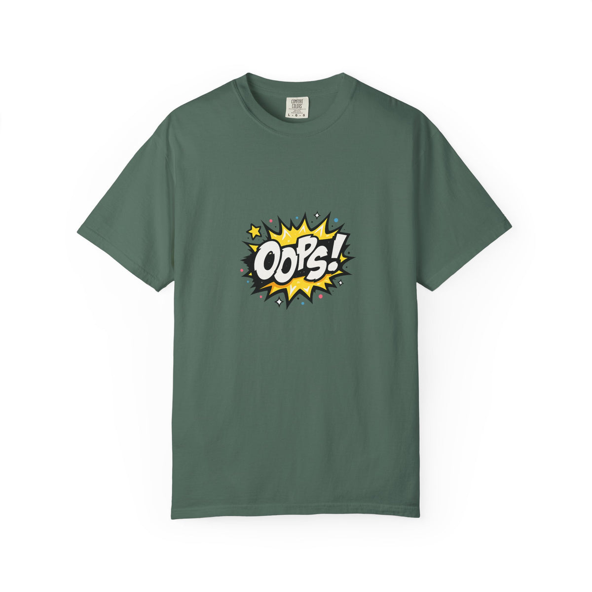 Oops! Comic Graphic T-Shirt — Retro Pop Art Tee
