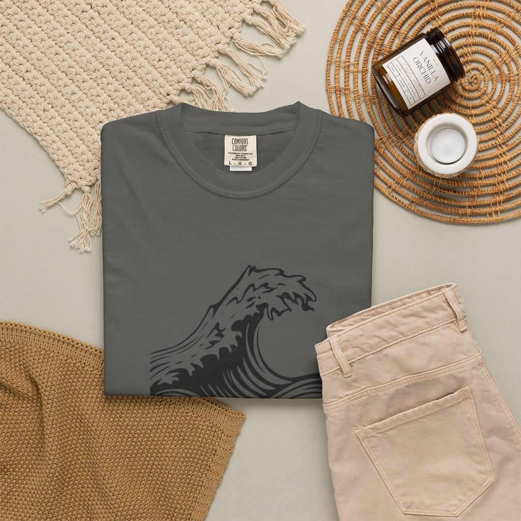 Rise Up Wave T-Shirt — Graphic Ocean Wave Tee