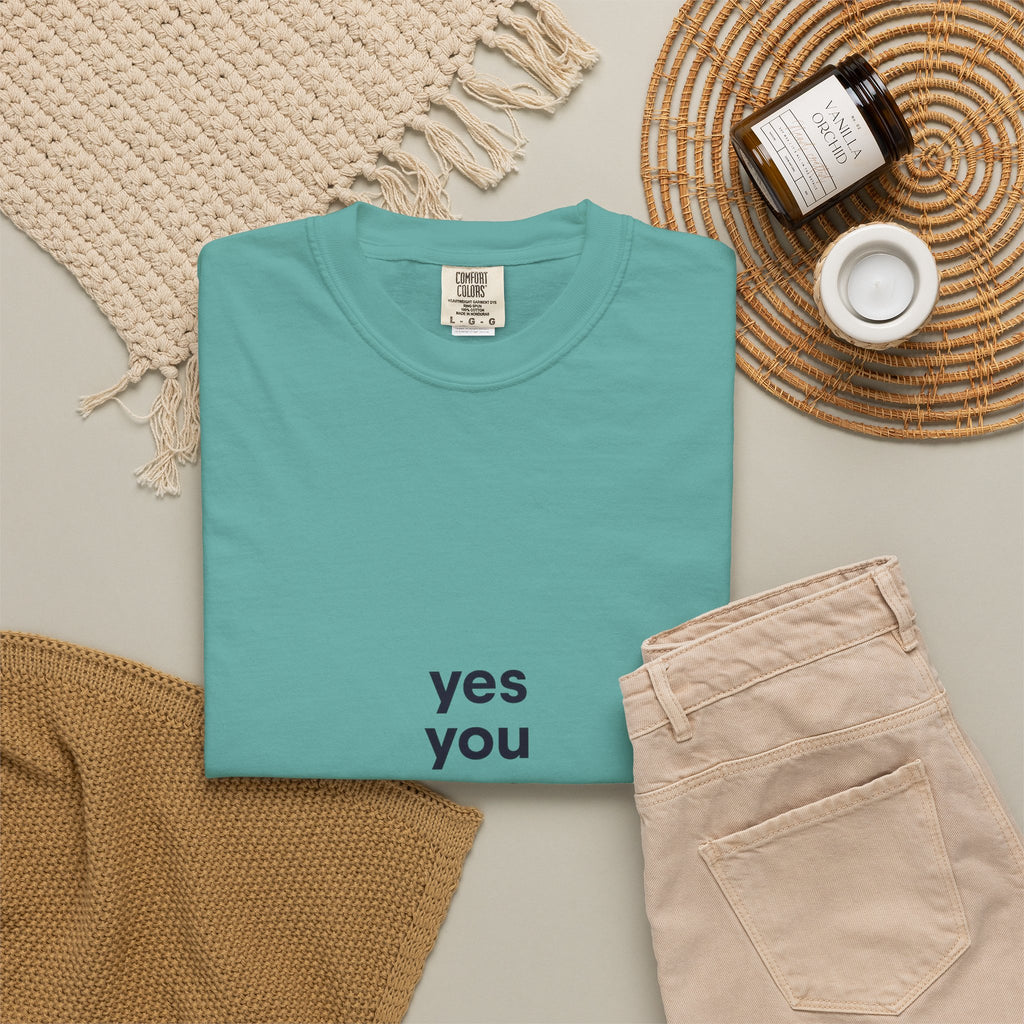 Yes You Can T-Shirt — Minimal Motivational Tee