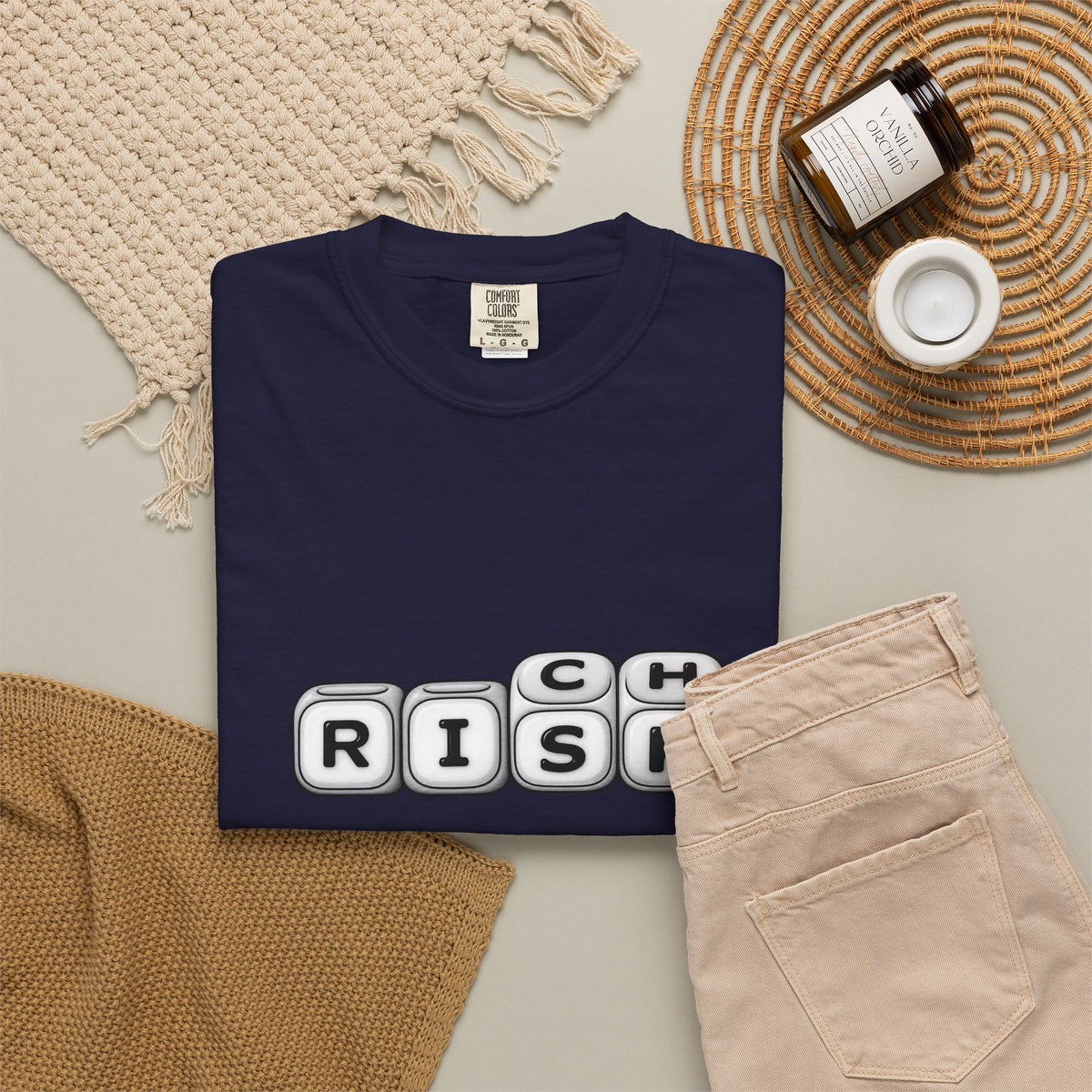 T-Shirt — 'RISK' Dice Block Graphic Tee