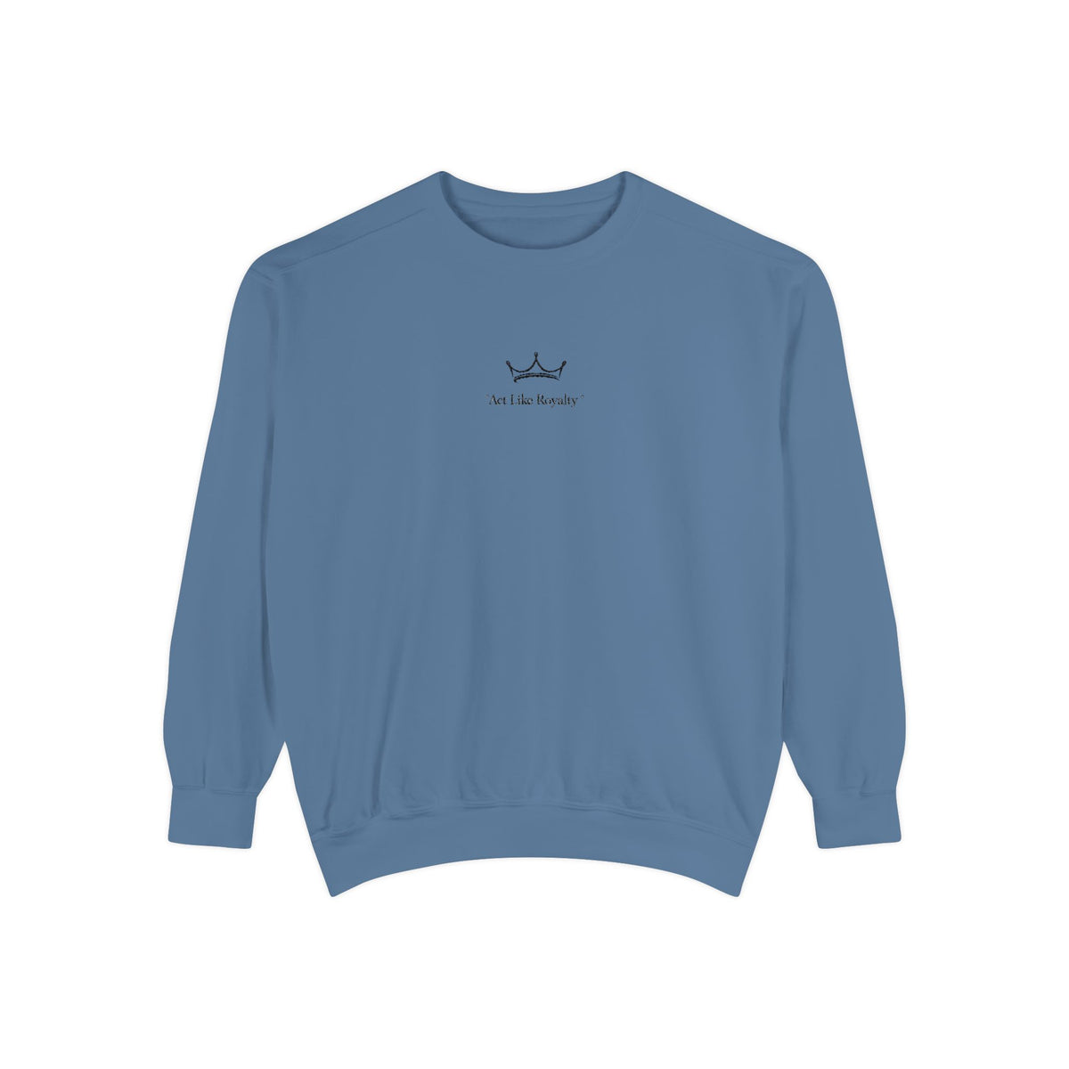 Minimal Sailboat Crewneck Sweatshirt — 'Sail the Sea' Graphic