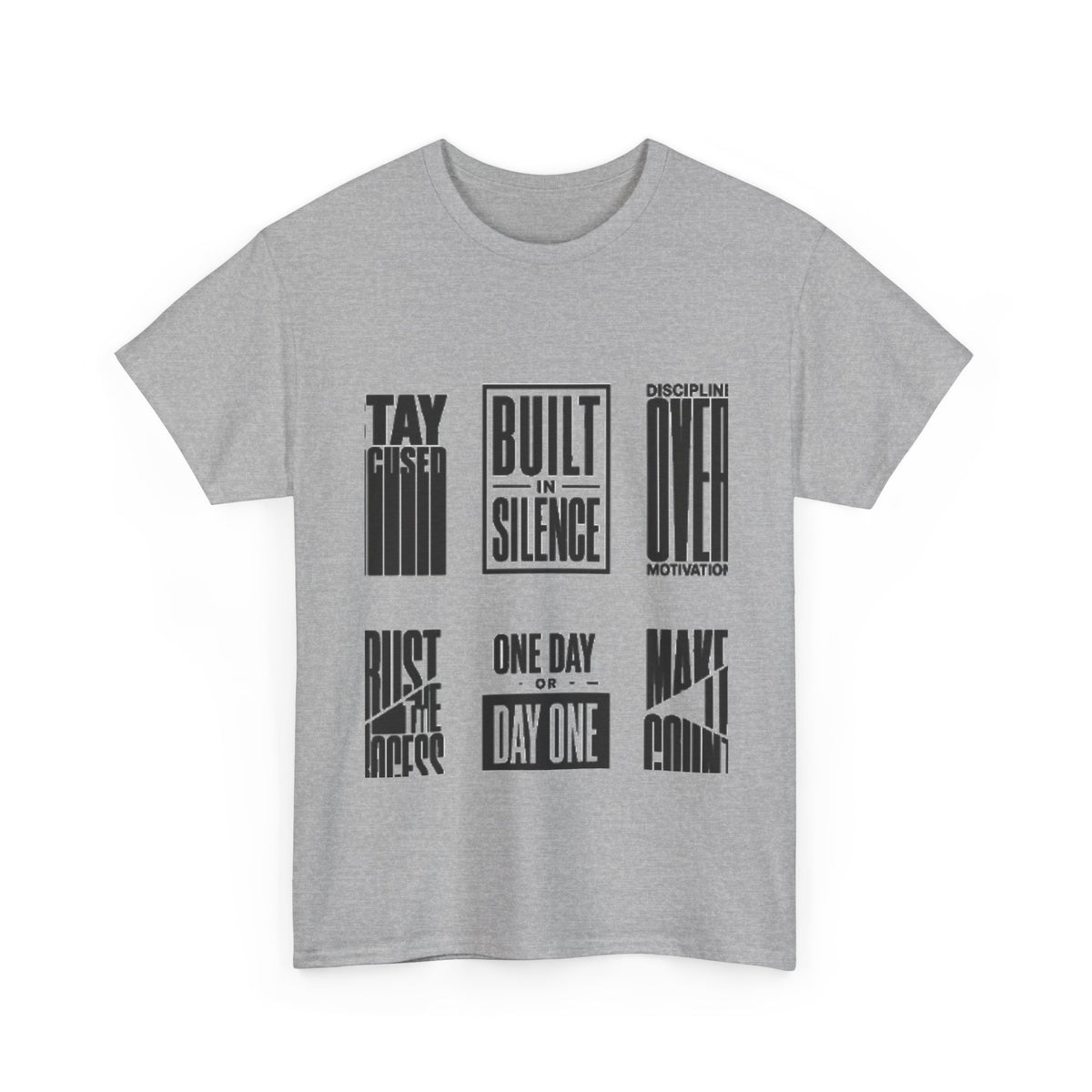 Stay Focused Tee — Motivational Graphic T‑Shirt