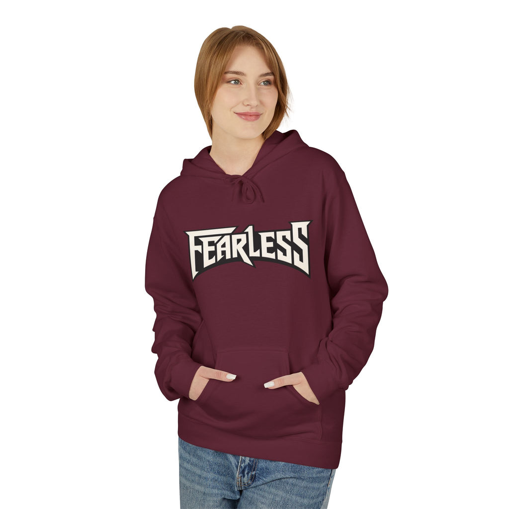 Fearless Graphic Hoodie — Bold Retro Logo Pullover
