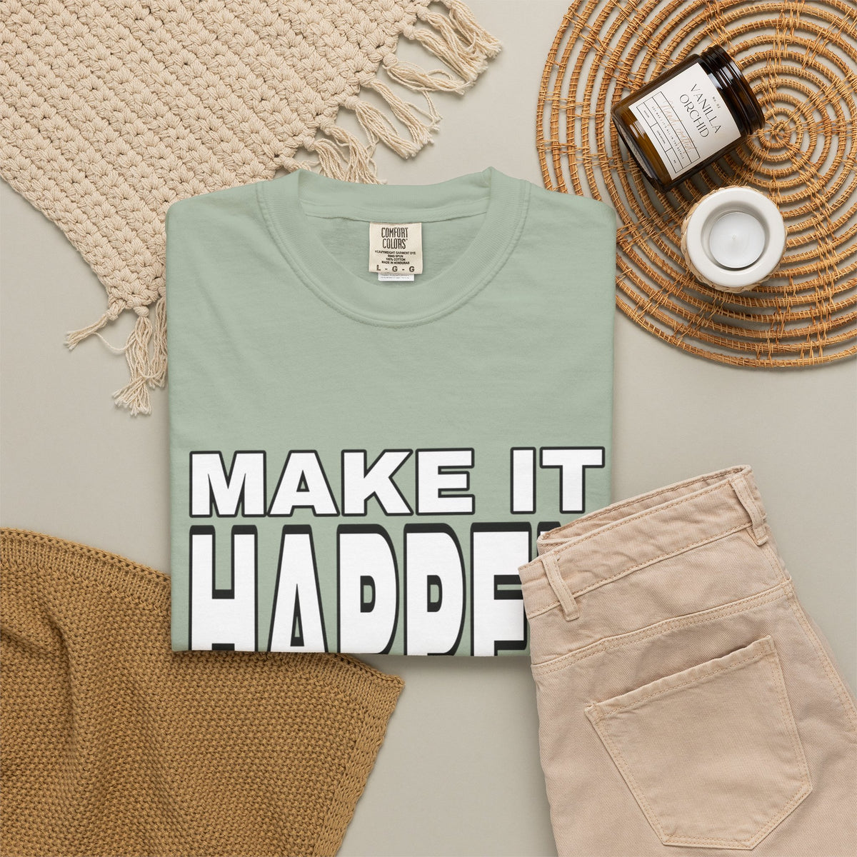 Make It Happen T-Shirt – Motivational Graphic Tee