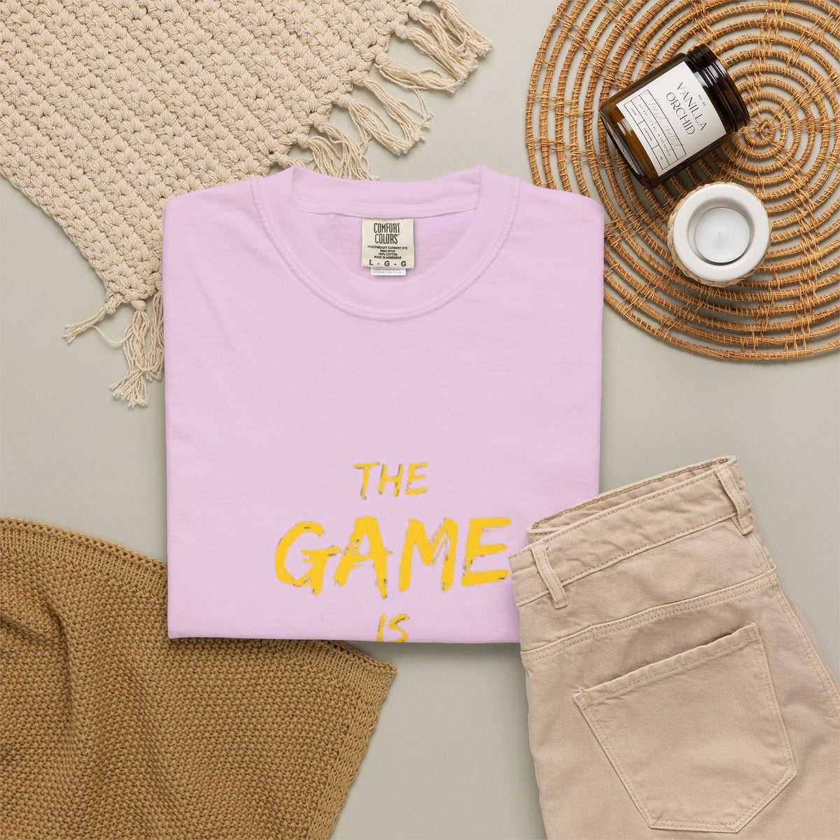 T-Shirt — “The Game Is Not Over” Motivational Graphic Tee