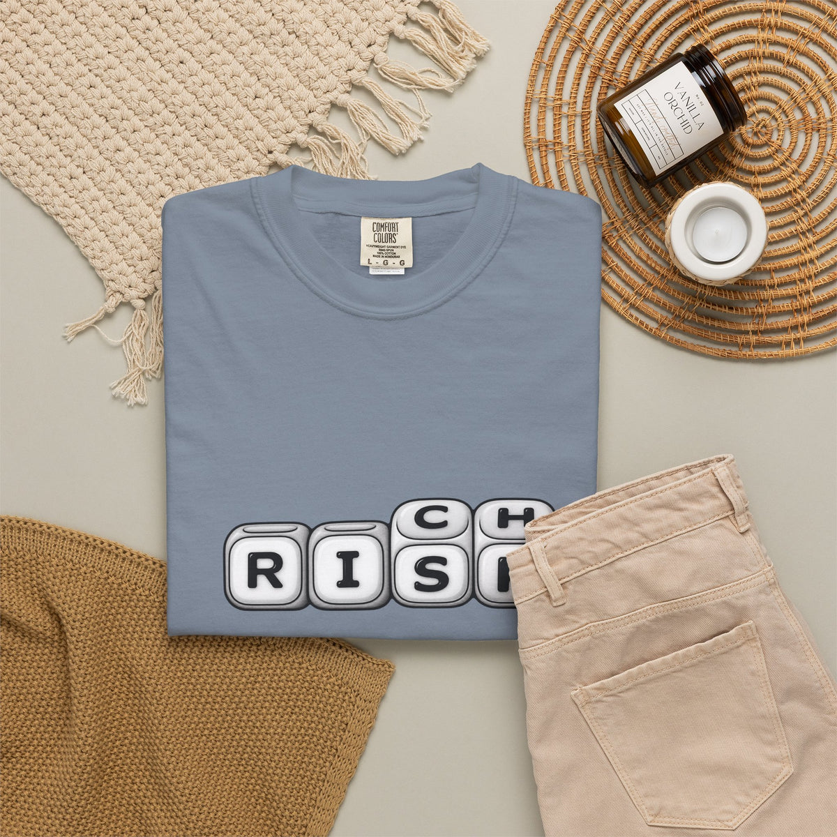 T-Shirt — 'RISK' Dice Block Graphic Tee