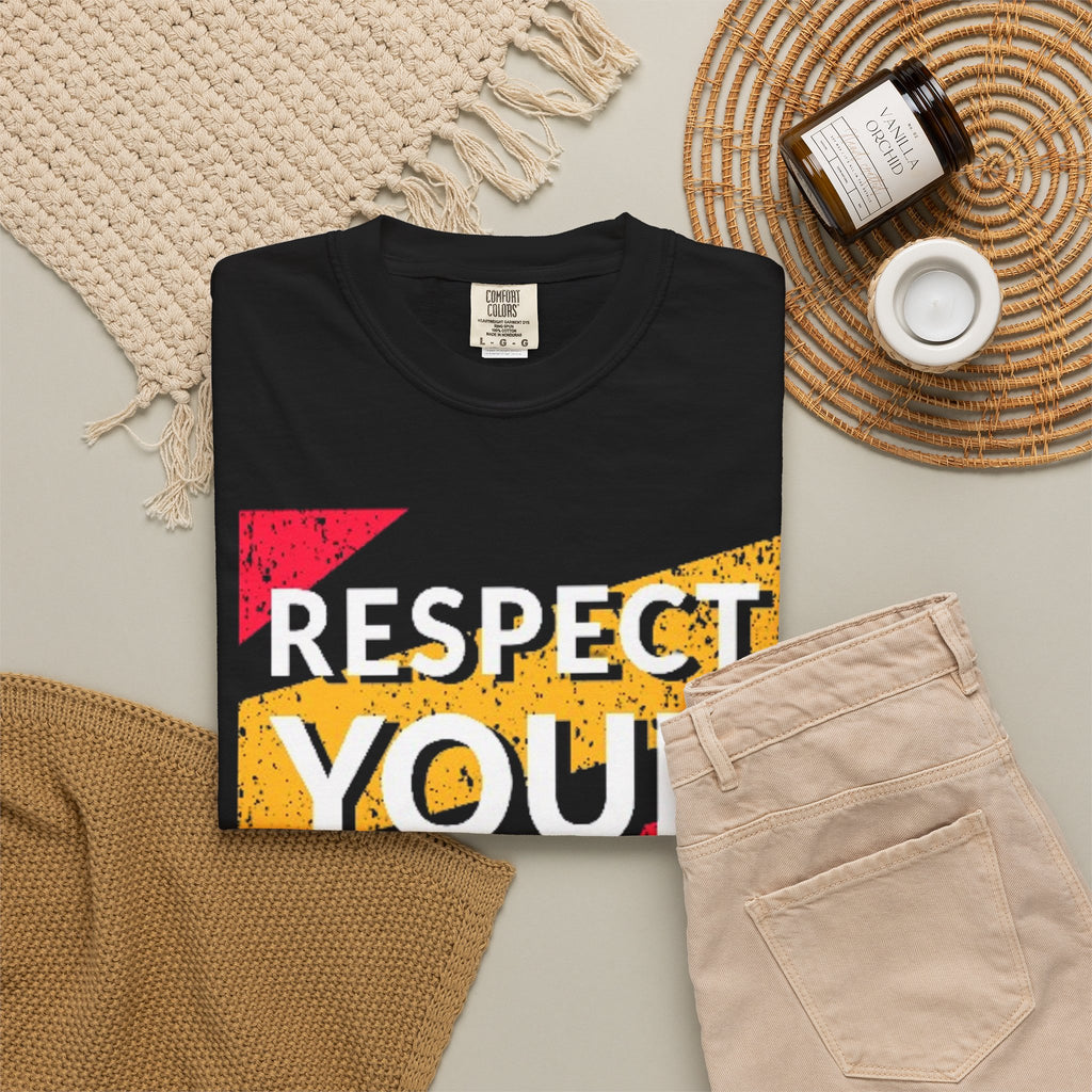 Respect Your Self T-Shirt — Empowerment Graphic Tee for Self-Care & Mental Health