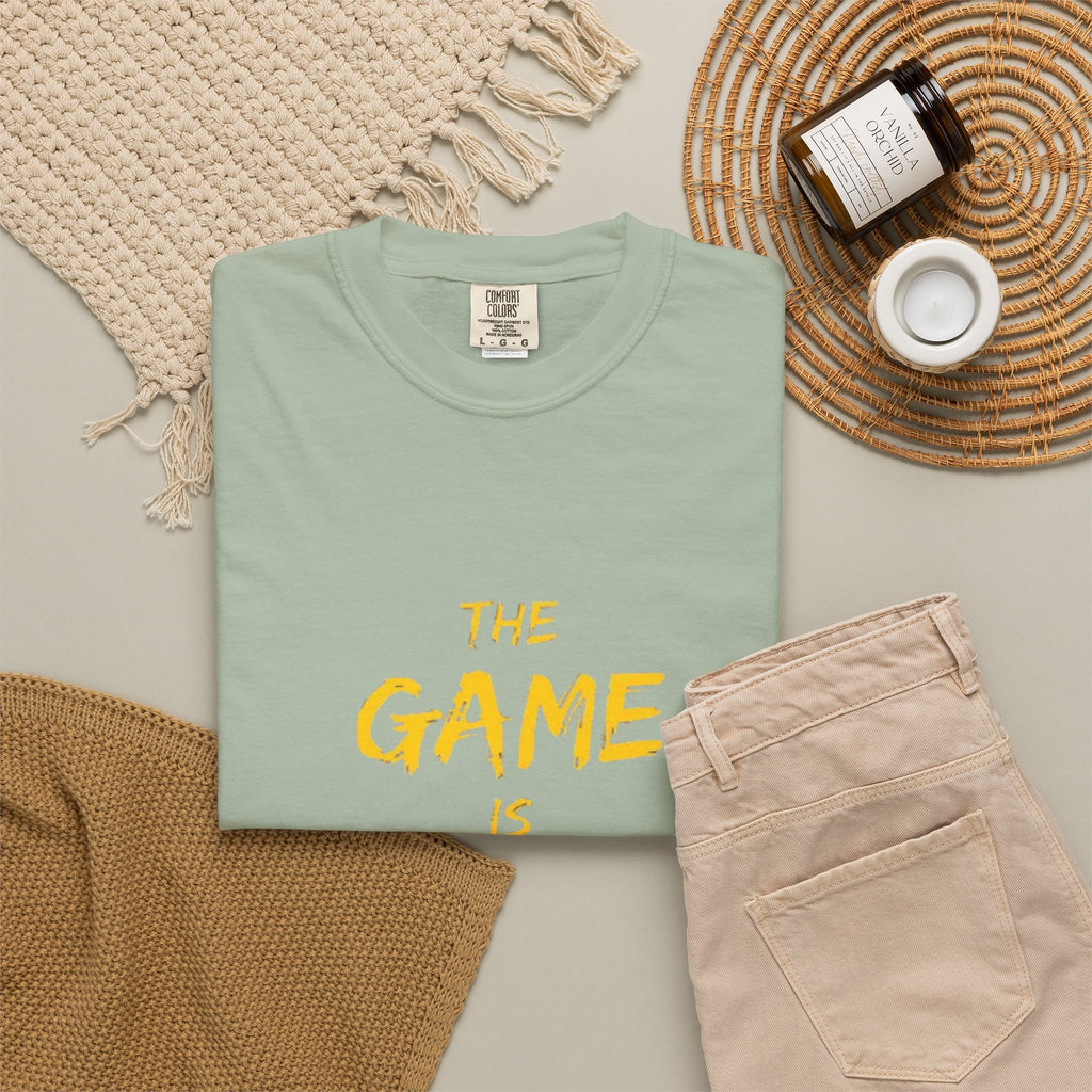 T-Shirt — “The Game Is Not Over” Motivational Graphic Tee