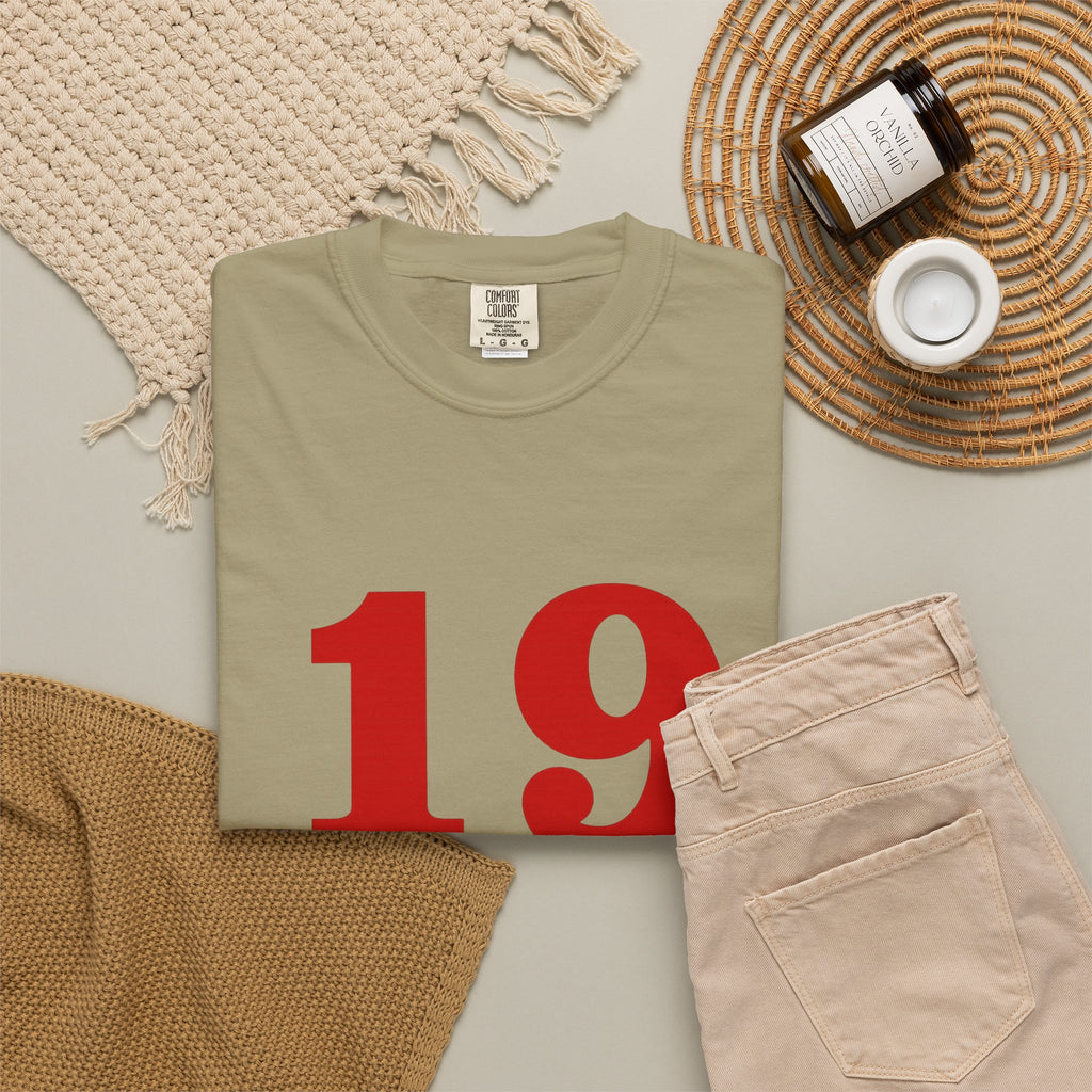 1999 Retro Number T-Shirt — Vintage Birth Year Tee