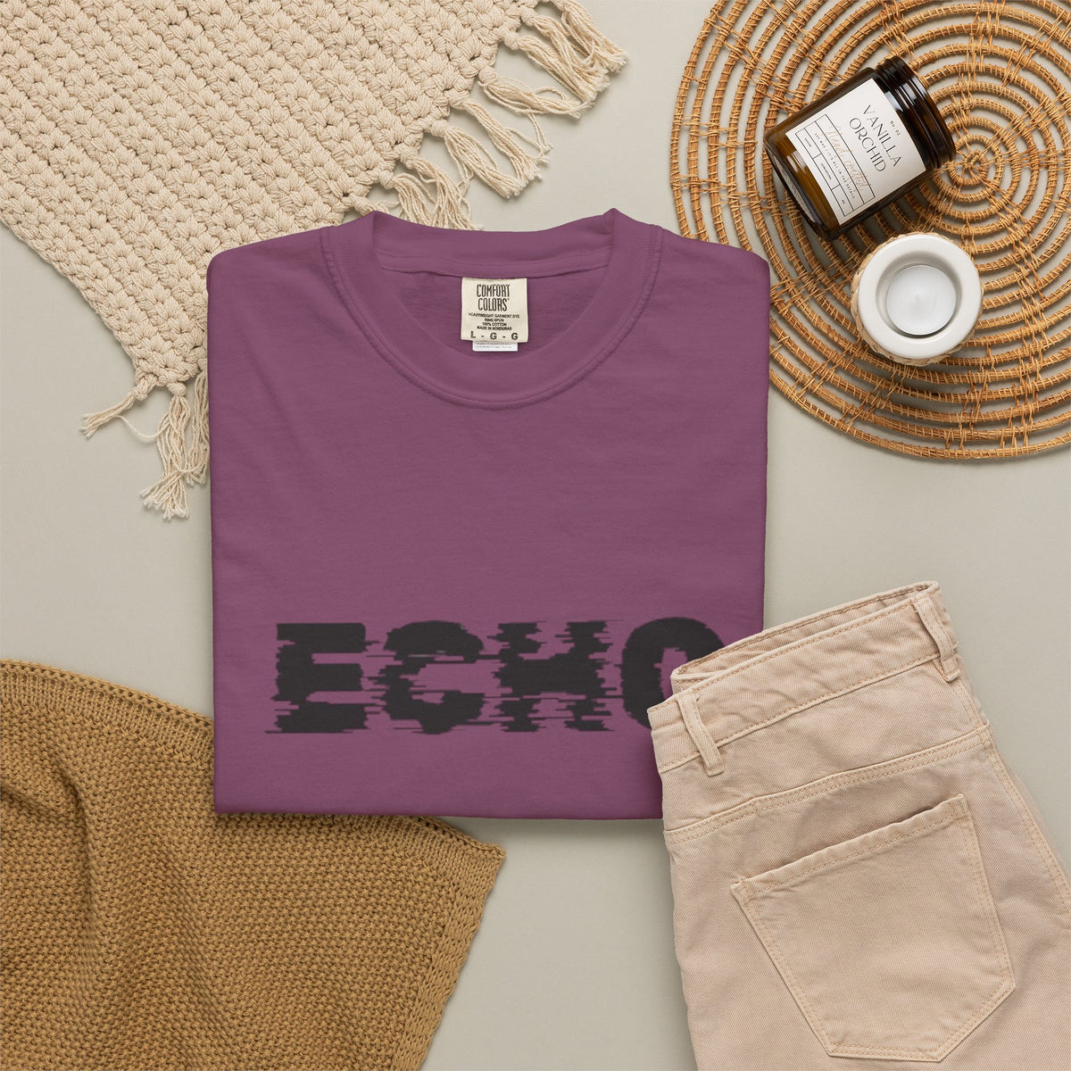 Echo Distorted Logo T-Shirt