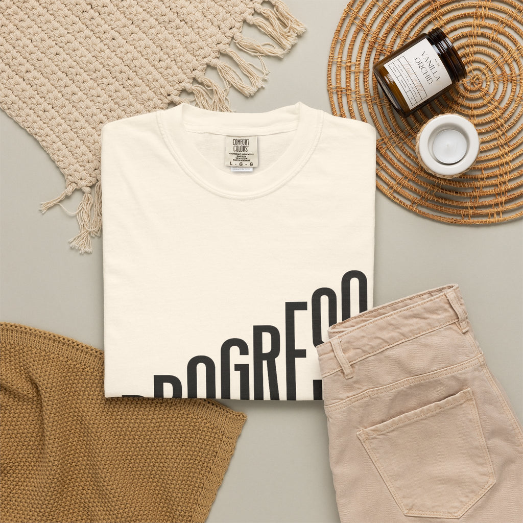 Progress Graphic T-Shirt — Modern Motivational Tee