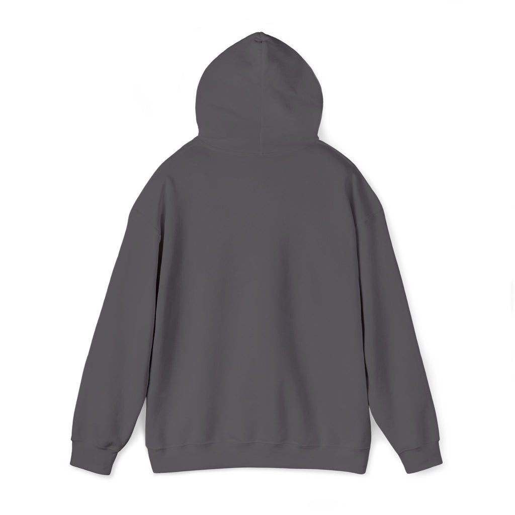 Risk/Reward Graphic Hoodie — “RISK | RICH” Distressed Text Sweatshirt