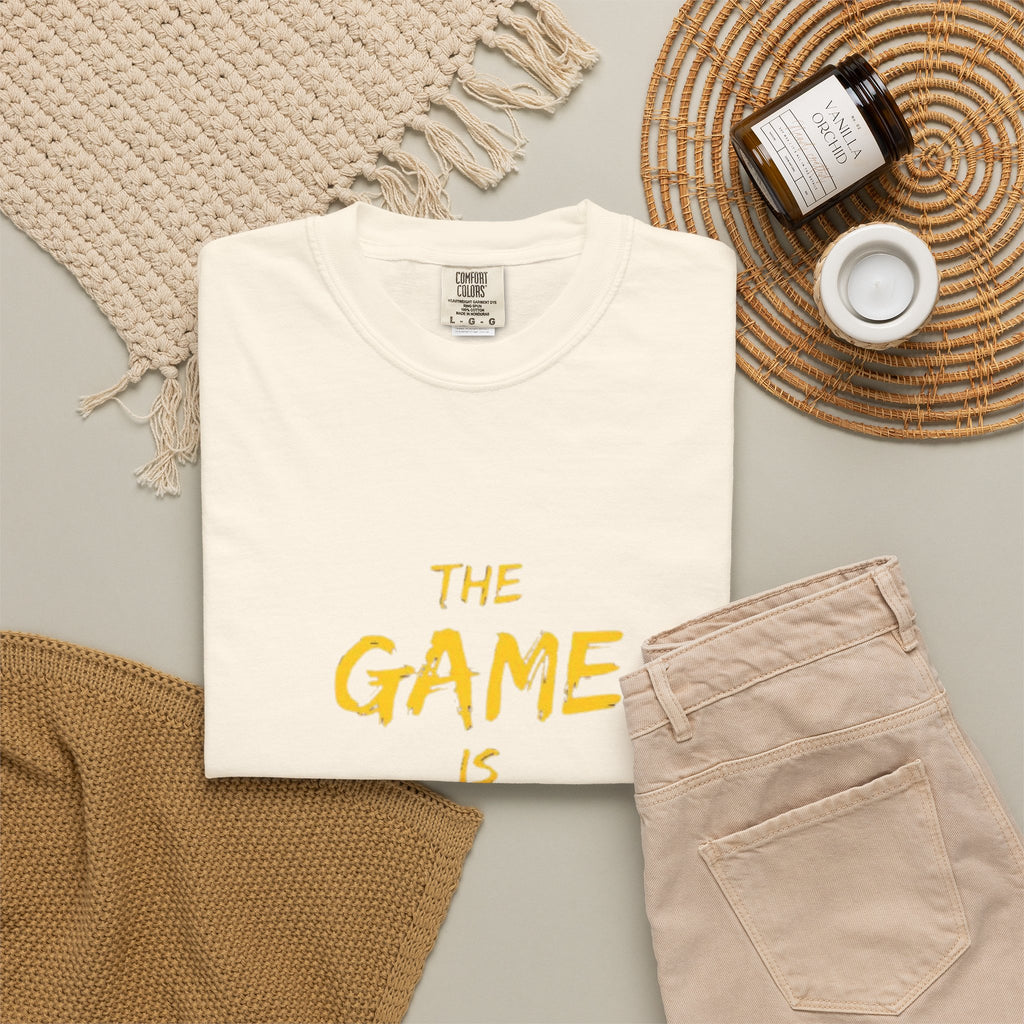 T-Shirt — “The Game Is Not Over” Motivational Graphic Tee