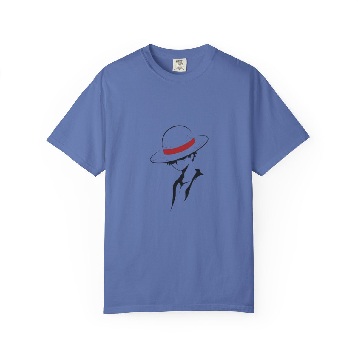 Minimal Straw Hat Silhouette T-Shirt