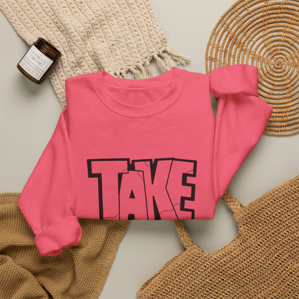 Take Over Crewneck Sweatshirt — Bold Streetwear Graphic Pullover