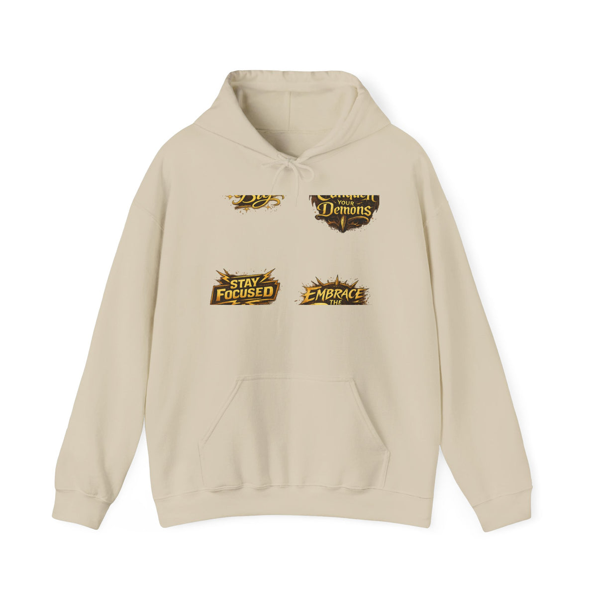 Stay Focused Hoodie — Motivational Graphic Pullover