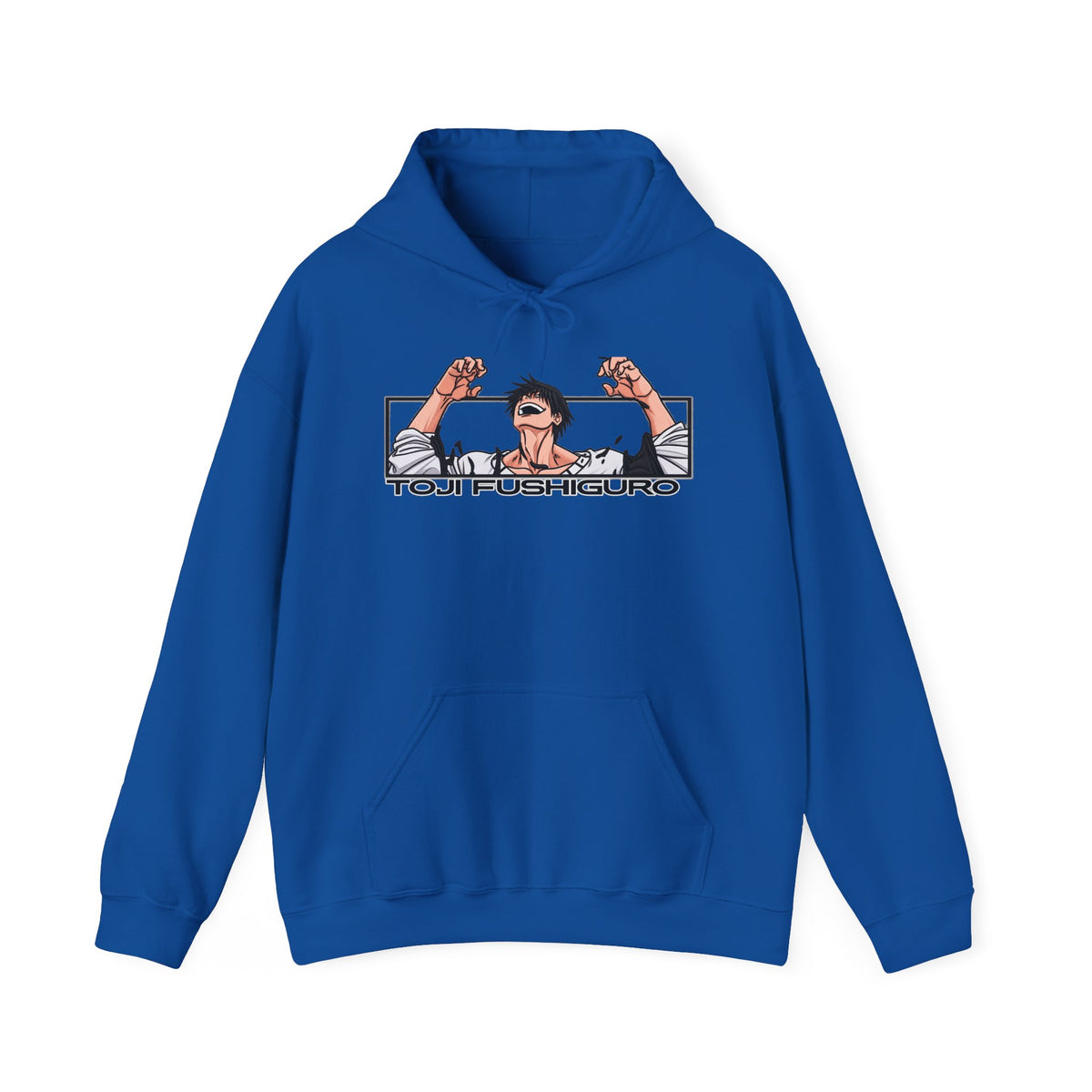 Anime Character Panel Hoodie — Retro Manga Illustration Pullover
