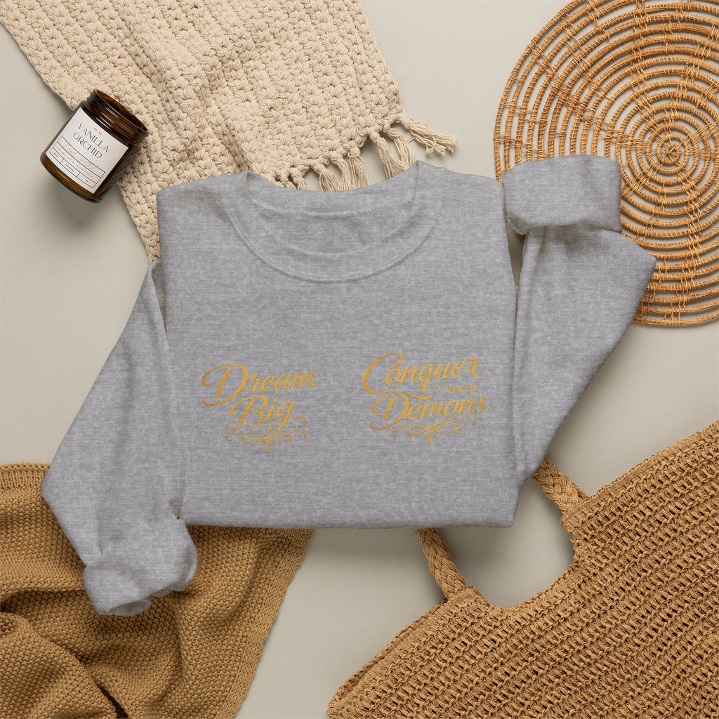 Embrace the Pain Crewneck Sweatshirt — Motivational Graphic Pullover
