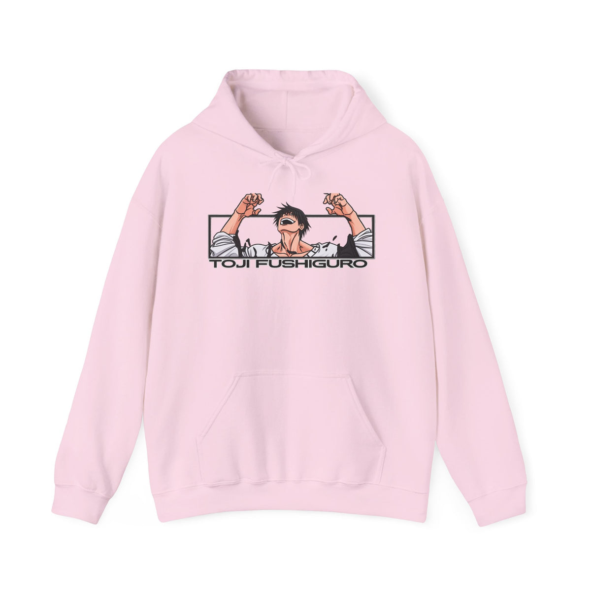 Anime Character Panel Hoodie — Retro Manga Illustration Pullover