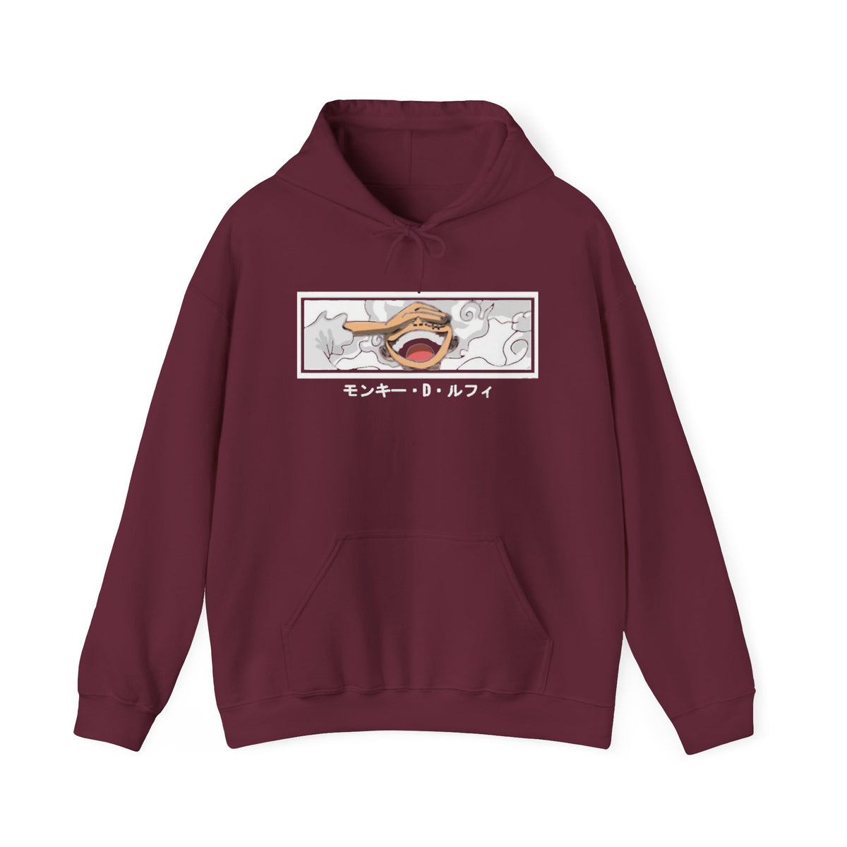 Laughing Mouth Graphic Hoodie — Anime Smile Streetwear Hoodie