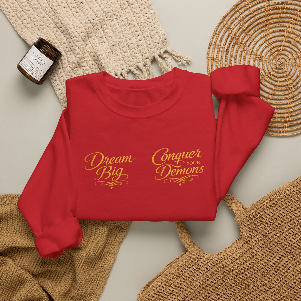 Embrace the Pain Crewneck Sweatshirt — Motivational Graphic Pullover