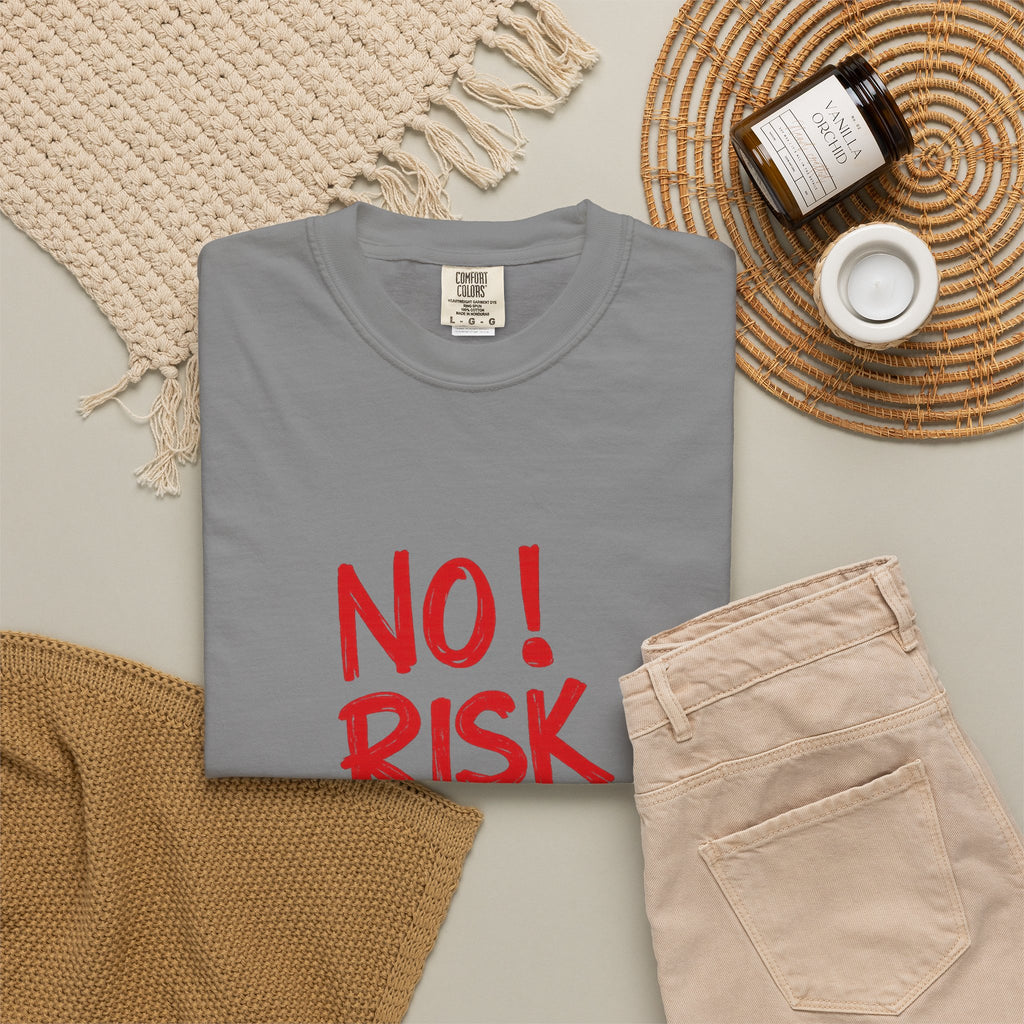 No Risk No Story T-Shirt — Motivational Graphic Tee