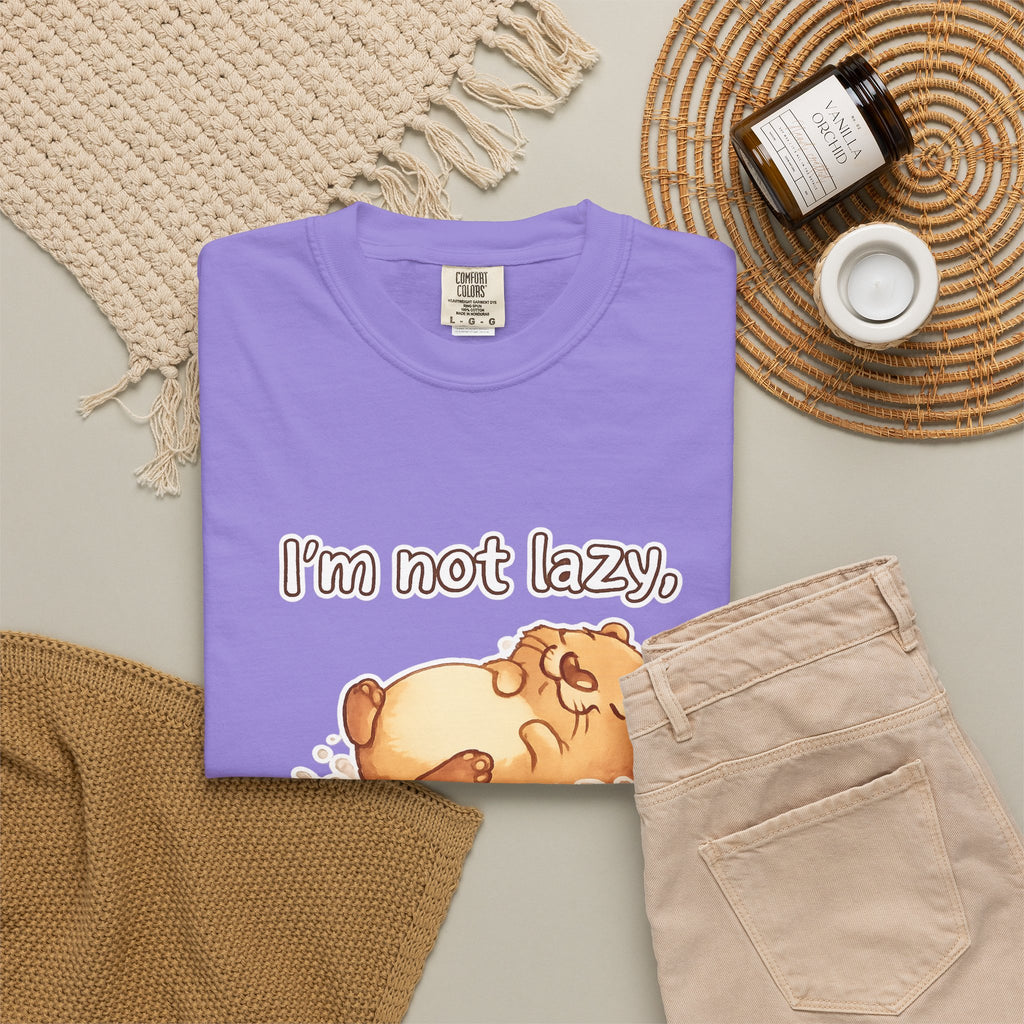 Funny 'I'm Not Lazy, I'm in Energy Saving Mode' T-Shirt
